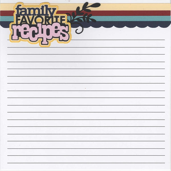 *NEW* Recipe Page: Family Favorite Recipes (set of 5)