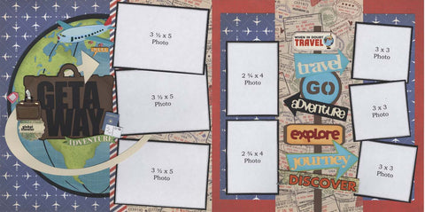 Die Cut Images Only Vault Sale: Getaway Adventure (ship Oct)