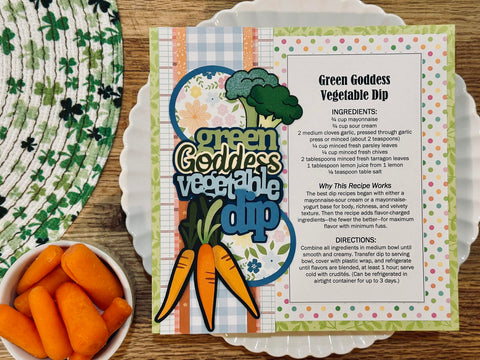 8x8 Recipe: Green Goddess Vegetable Dip