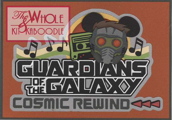 **NEW* Guardians of the Galaxy Die Cut Title