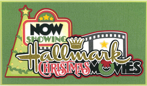 **NEW* Hallmark Christmas Movies Die Cut Title