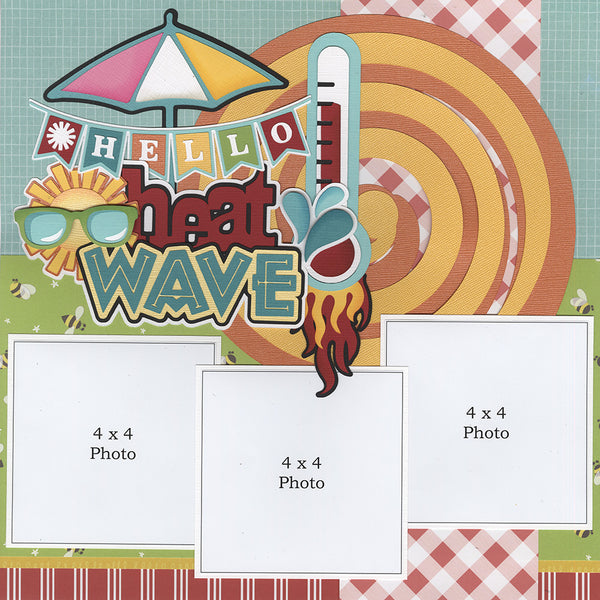 Kit Club Exclusive* TITLE DIECUT SUPPLEMENT: Heat Wave