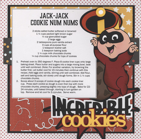 **NEW* 8x8 Recipe: Jack Jack's Incredible Cookie Num Nums