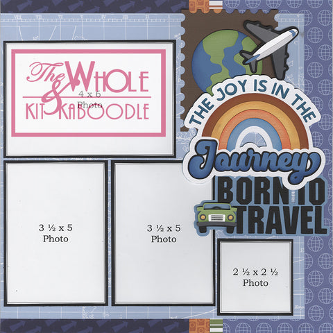 **Kit Club Exclusive* TITLE DIECUT SUPPLEMENT: The Joy is in the Journey