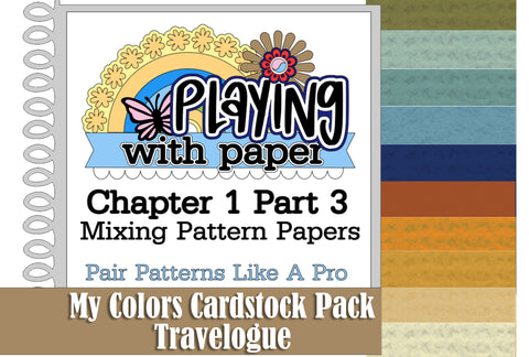 *NEW* Travelogue Coordinating Cardstock Pack