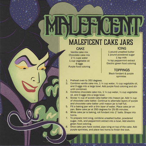 **NEW* 8x8 Recipe: Maleficent's Cake Jar