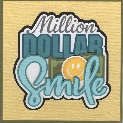 Million Dollar Smile Diecut & Pattern Paper