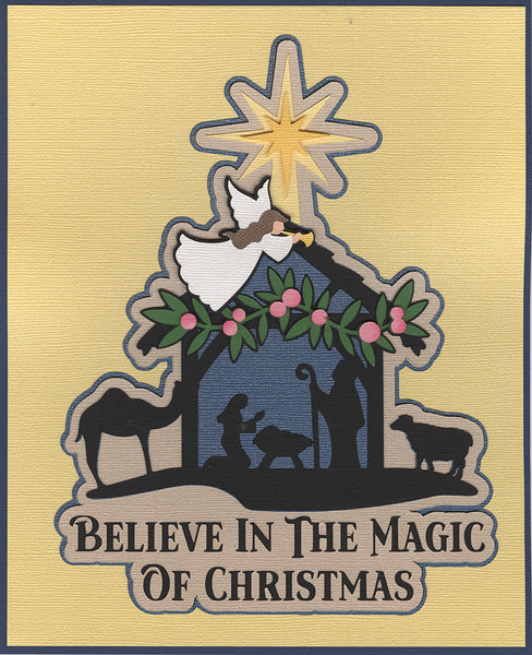 Nativity: Believe in the Magic Title Diecut
