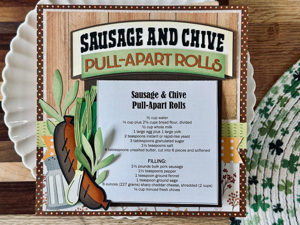 8x8 Recipe: Sausage and Chive Rolls