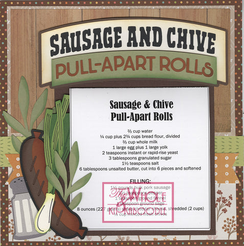 8x8 Recipe: Sausage and Chive Rolls