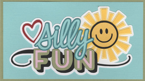 Kit Club Exclusive* EXTRA "Silly Fun" Title Diecut