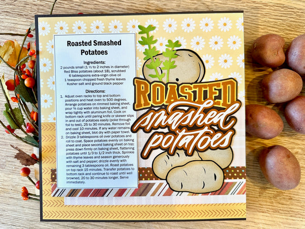 8x8 Recipe: Roasted Smashed Potatoes