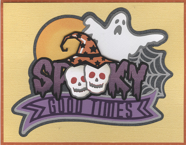 Spooky Good Times Title Die Cut