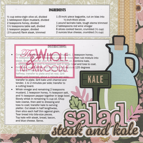 8x8 Recipe: Steak and Kale Salad