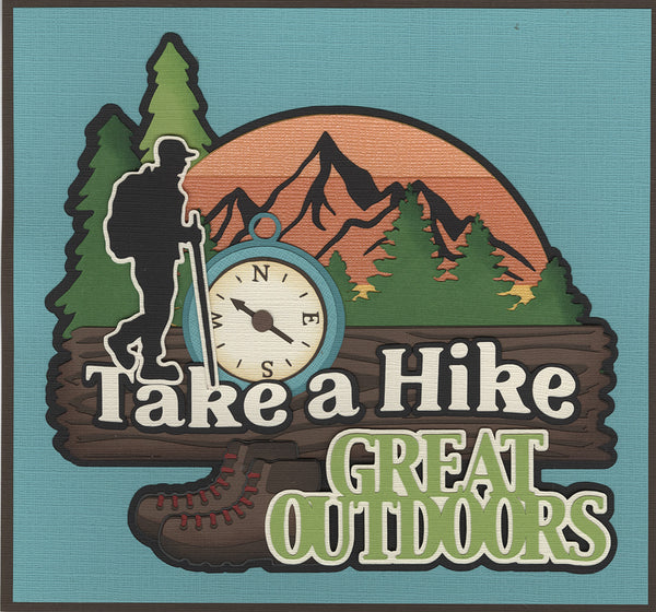 Take A Hike Title Die Cut