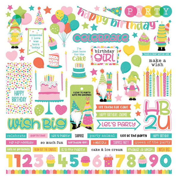 PhotoPlay 12x12 Sticker: Tulla's Birthday Party