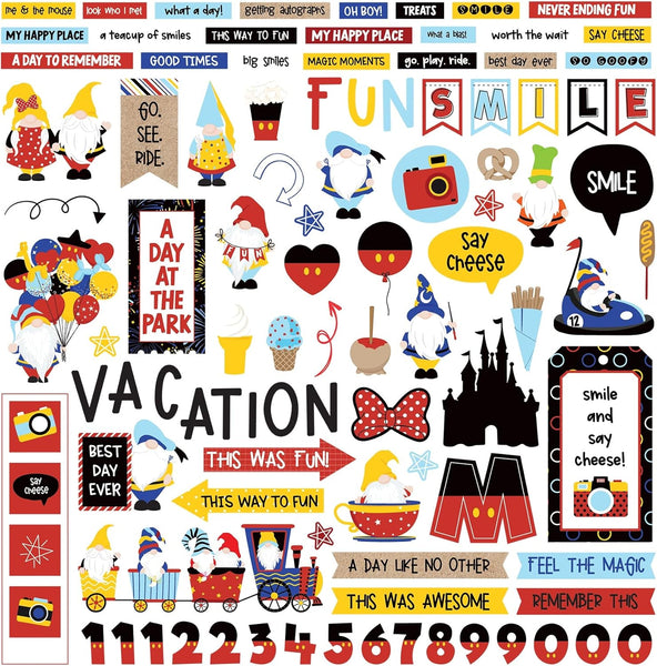 PhotoPlay 12x12 Sticker: Tulla & Norbert's Magical Vacation