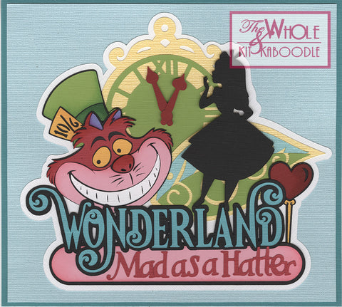 Mad As a Hatter Die Cut Title