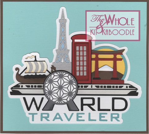 **NEW* Epcot World Traveler Die Cut Title *Pre-order*