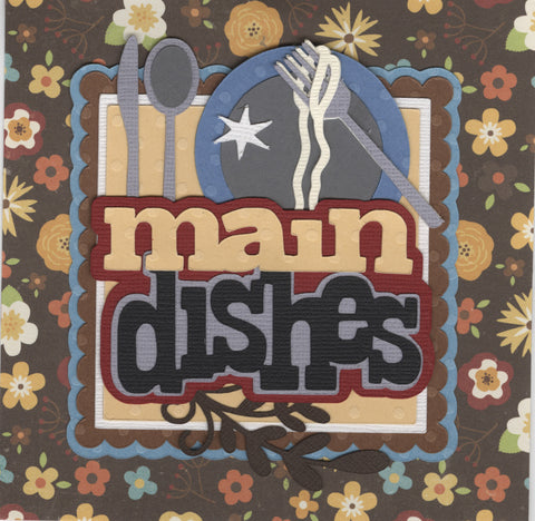 Recipe Cover & Tag: Main Dishes