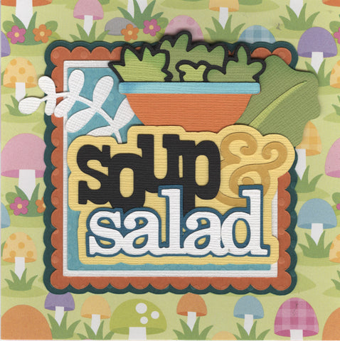 Recipe Cover & Tag: Soup and Salads