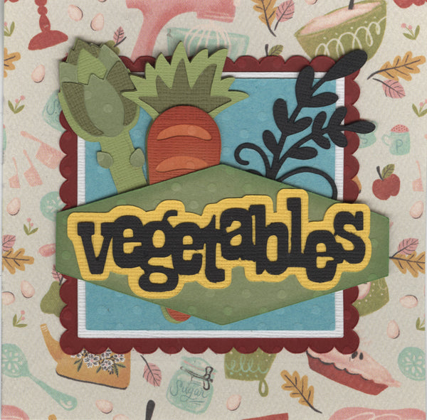 Recipe Cover & Tag: Vegetables