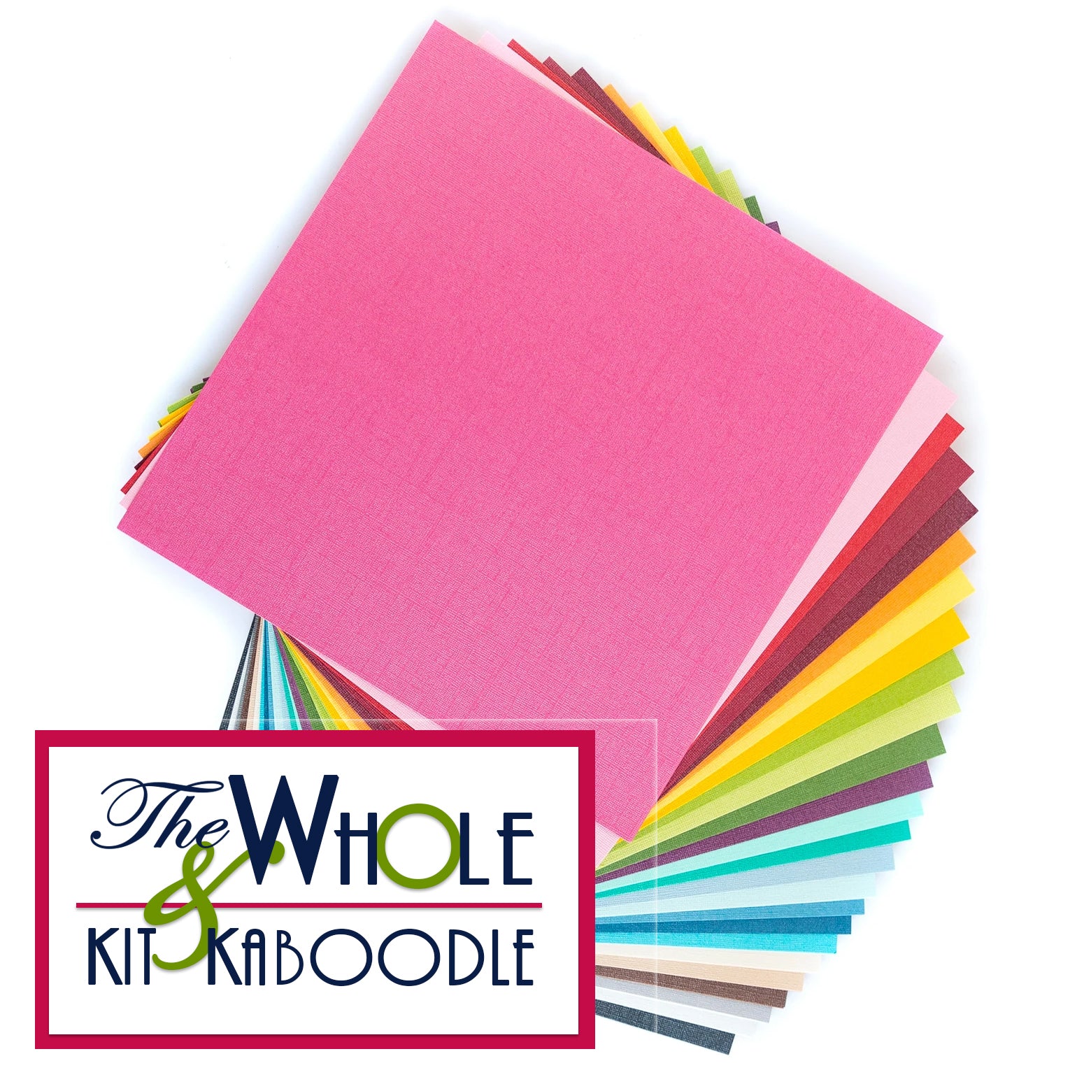 Glimmer Cardstock 12x12 Collection The Whole Kit N Kaboodle