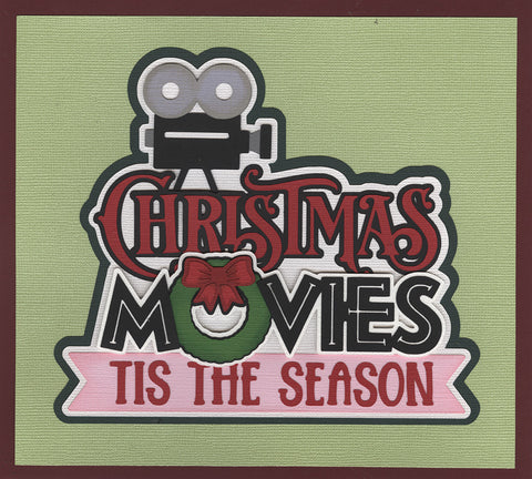 Christmas Movies Title Diecut