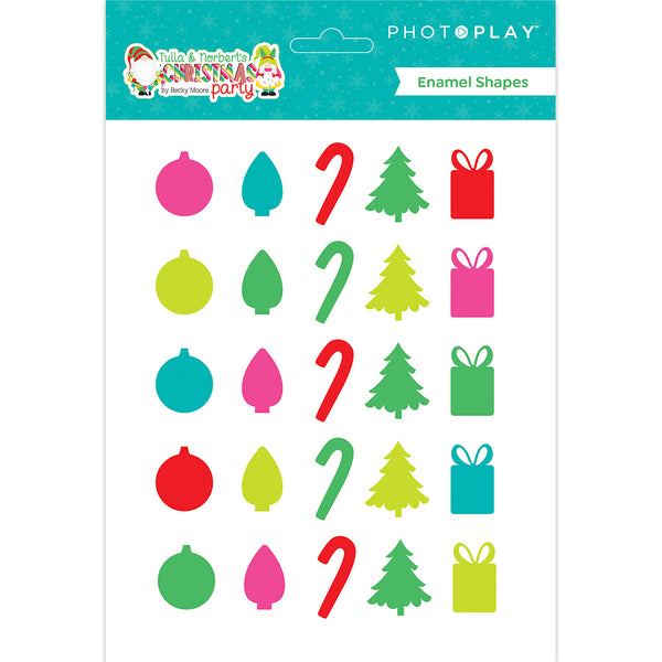 PhotoPlay Enamel Shapes: Christmas Party
