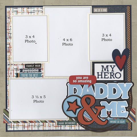 Bonus Project: Daddy & Me 2-Page Spread