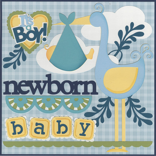 Diecuts: Baby Boy Newborn