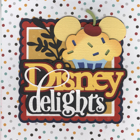 Recipe Cover & Tag: Disney Delights