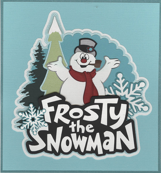 Frosty The Snowman Title Diecut