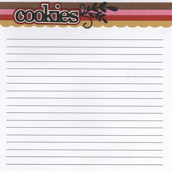 Recipe Page: Cookies