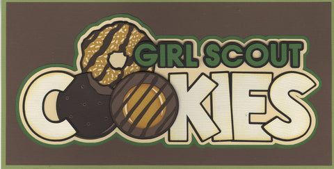 Girl Scout Cookies Title Diecut