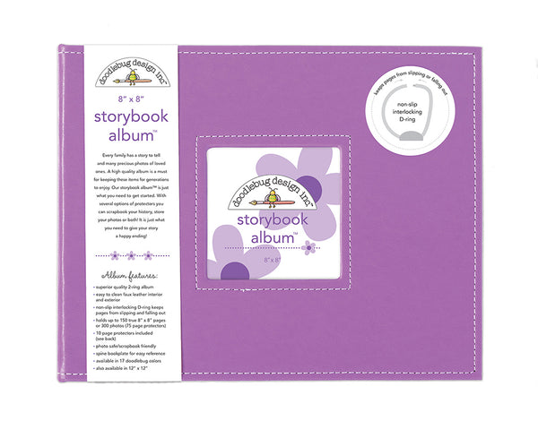 8x8 Doodlebug Album: Lilac