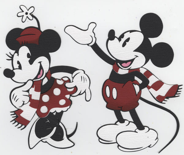 Pre-Made Character: Christmas Mickey & Minnie