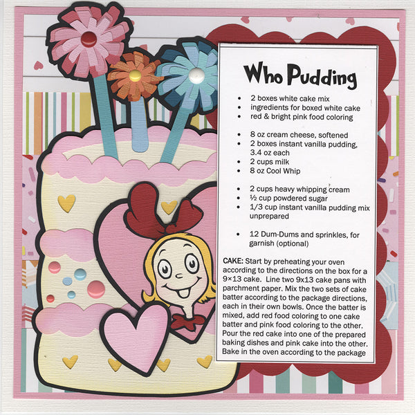 8x8 Recipe: Who Pudding