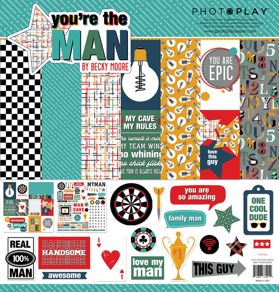 PhotoPlay Paper Collection: You're The Man